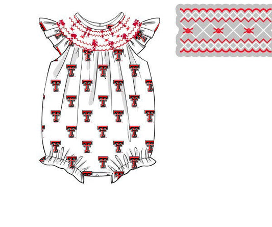 Officially Licensed Smocked Texas Tech Bubble