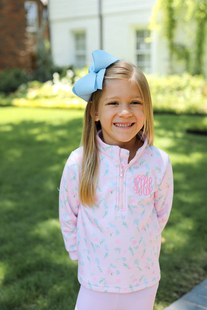 Pink Floral Pullover