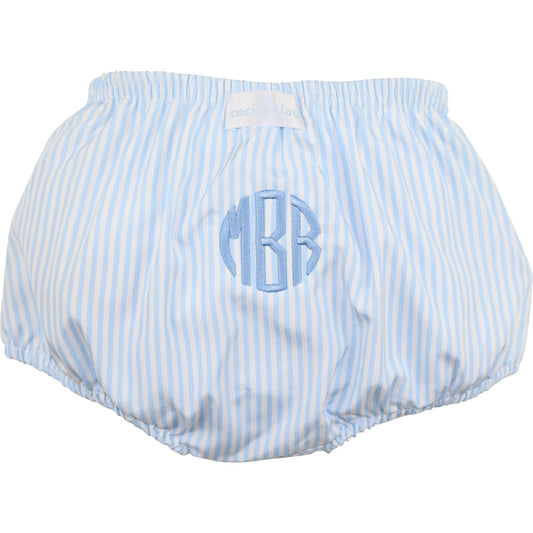 Blue Striped Swim Bloomer