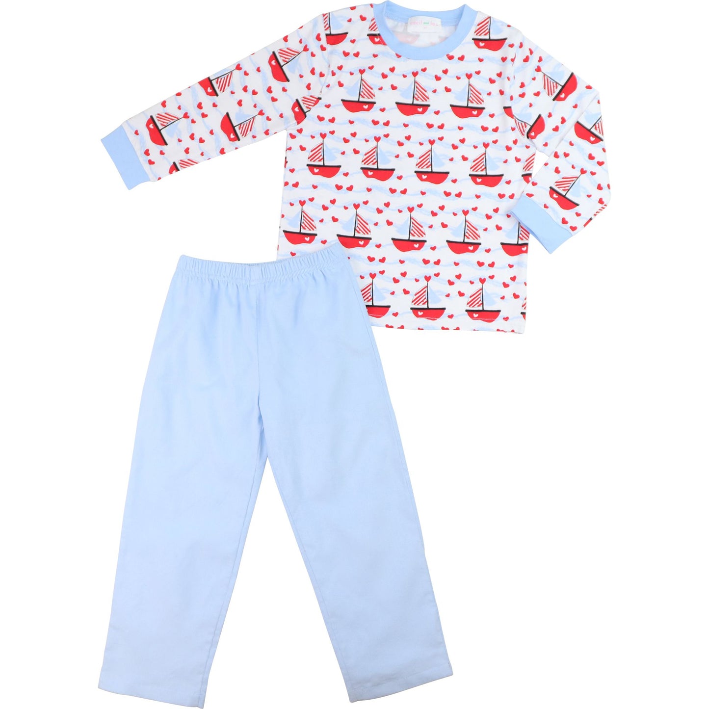 Valentine Sailboat Pant Set