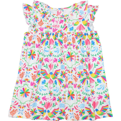 Multicolored Knit Fiesta Dress