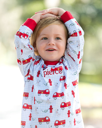 Valentine Firetruck Pant Set