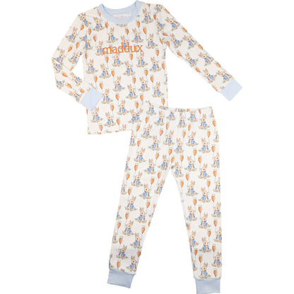 Peter Rabbit And Carrot Ballon Knit Pajamas