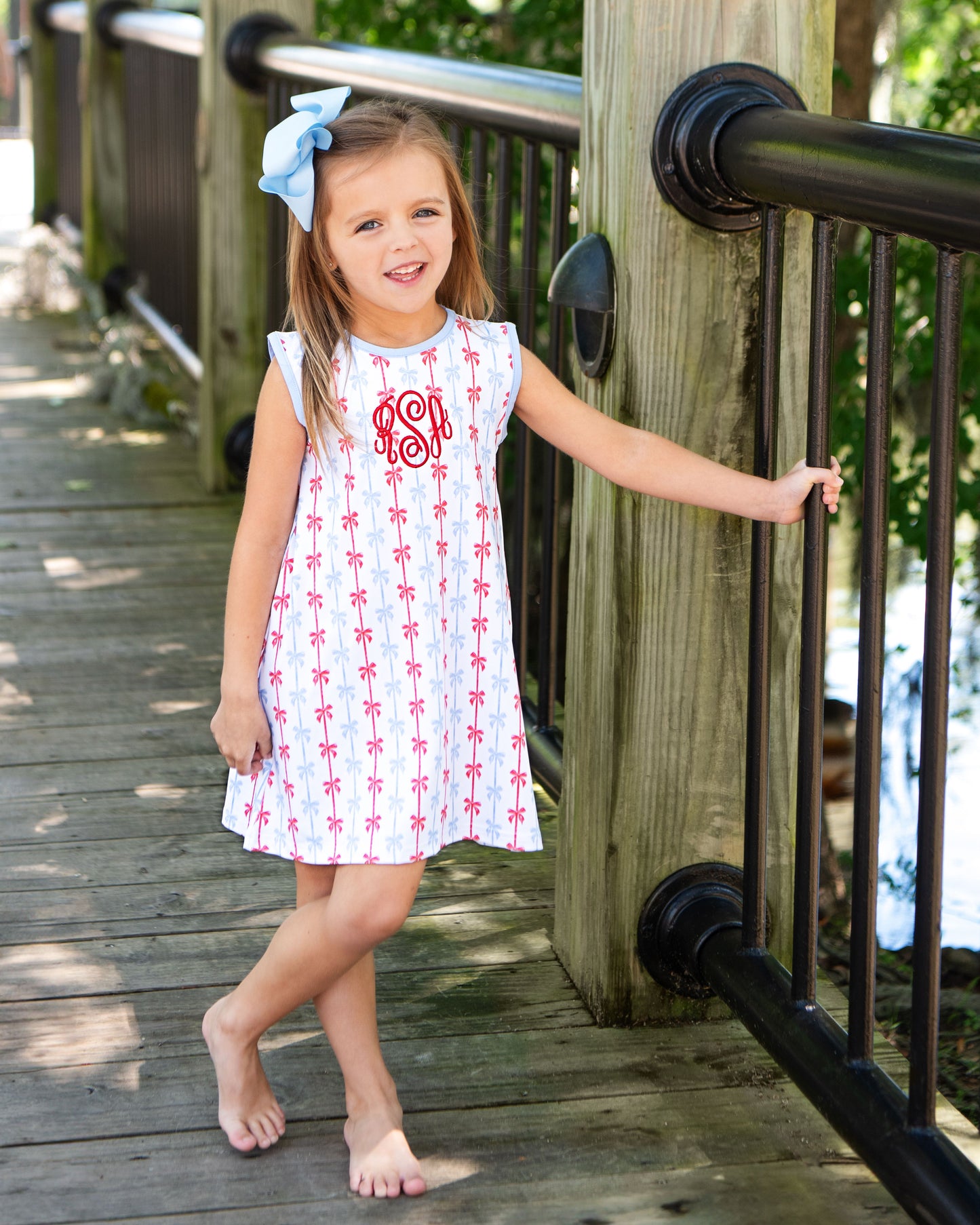 Blue And Red Patriotic Play Dress