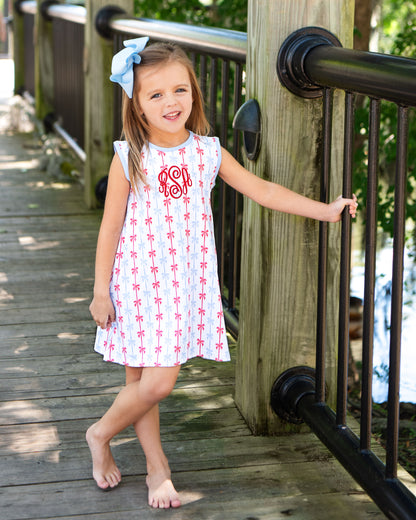 Blue And Red Patriotic Play Dress