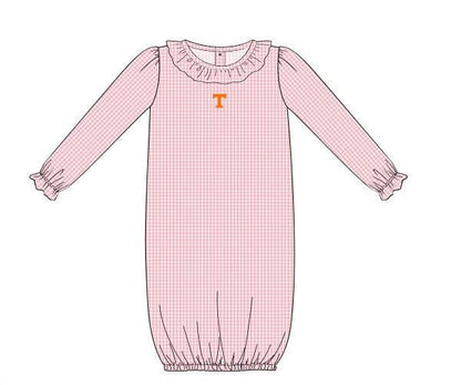 Officially Licensed Knit Tennessee Ruffle Baby Gown