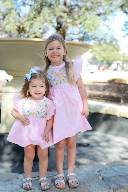 Pink Gingham Fiesta Dress