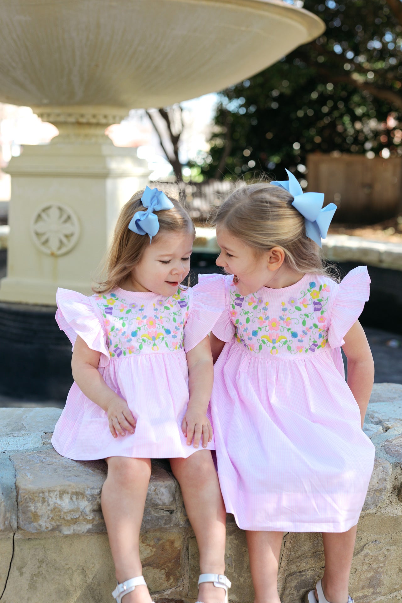 Pink Gingham Fiesta Dress