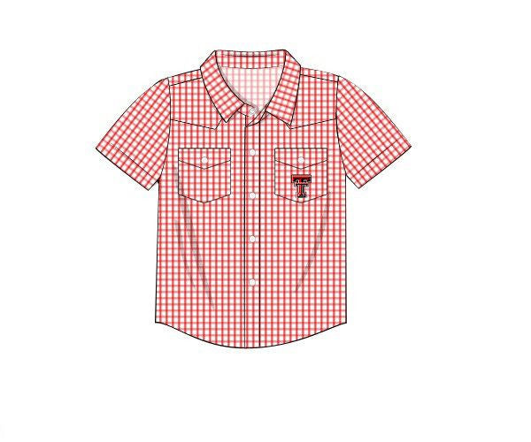 Officially Licensed Texas Tech Pearl Snap Shirt