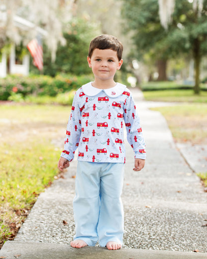 Valentine Firetruck Pant Set