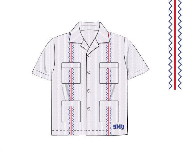 Officially Licensed SMU Guayabera