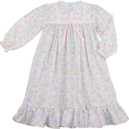 Pink And Orange Pumpkin Patch Nightgown