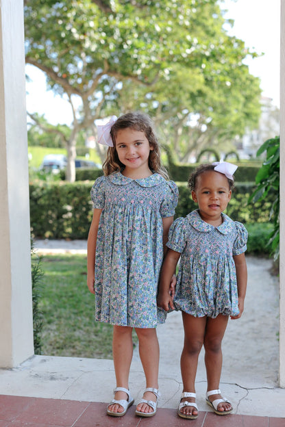 Pink Smocked Liberty Floral Dress