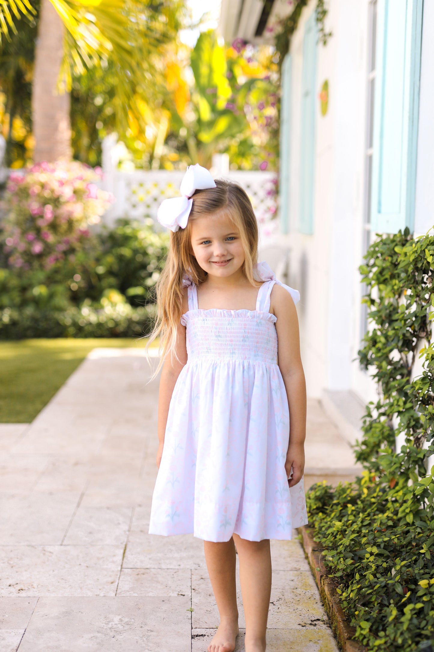 Hydrangea Smocked Dress