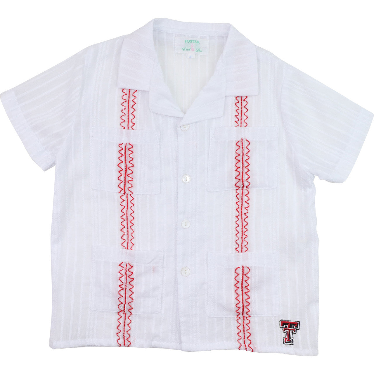 Officially Licensed Texas Tech Guayabera