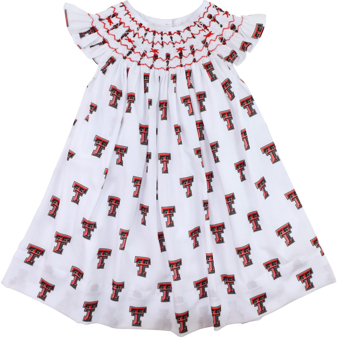 Officially Licensed Smocked Texas Tech Dress