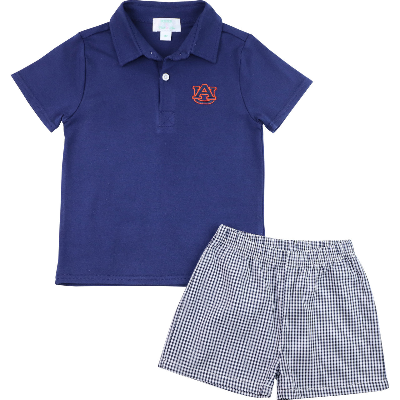 Officially Licensed Auburn Polo Short Set