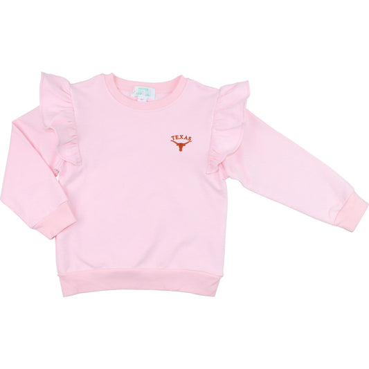 Officially Licensed UT Ruffled Sweatshirt