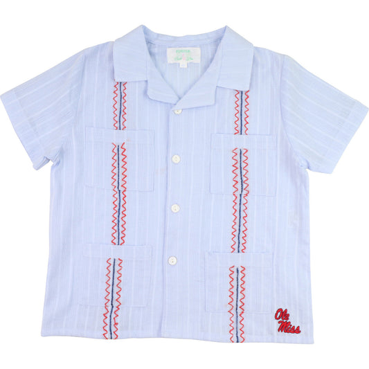 Officially Licensed Ole Miss Guayabera