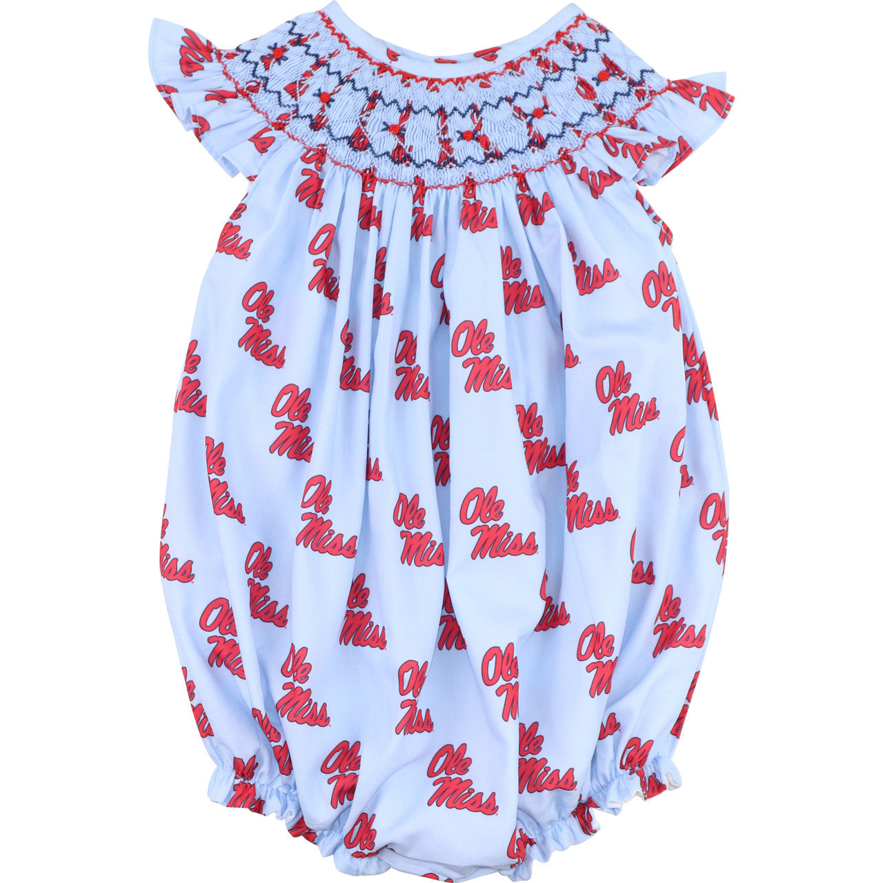 Officially Licensed Smocked Ole Miss Bubble