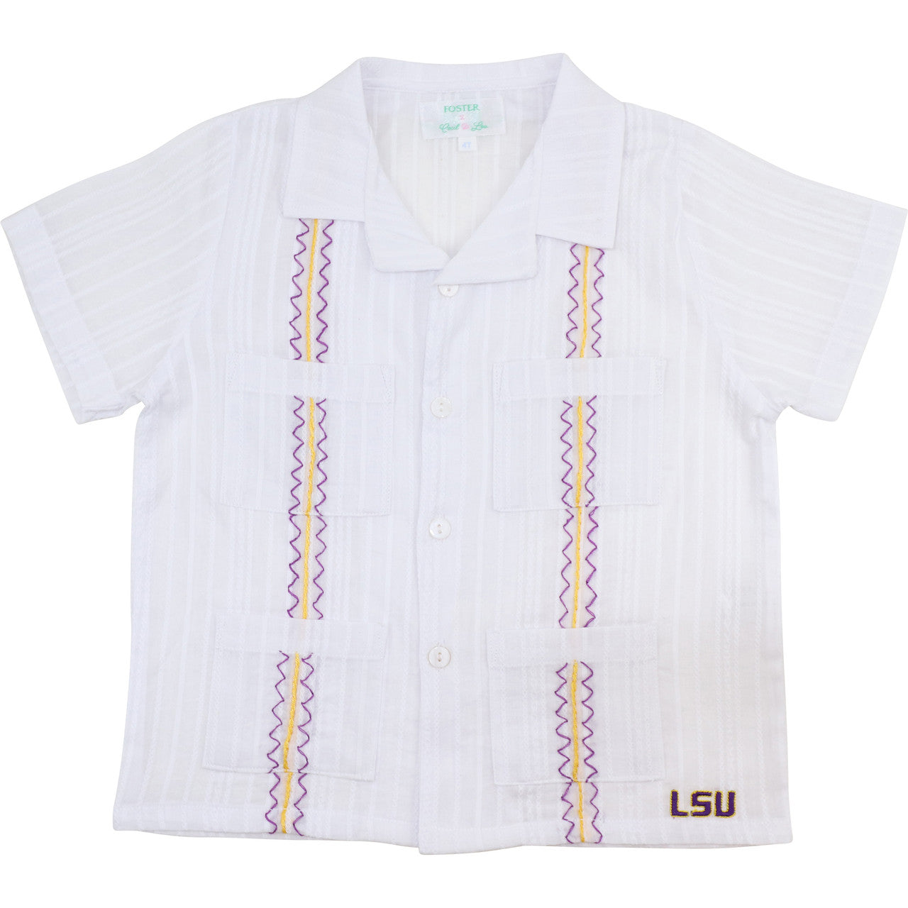 Officially Licensed LSU Guayabera