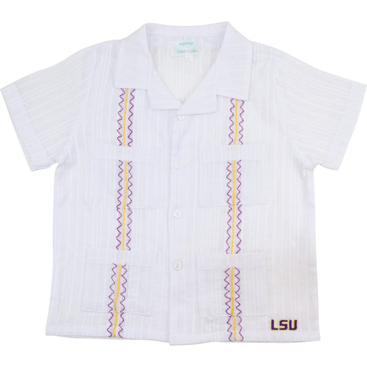 Officially Licensed LSU Guayabera