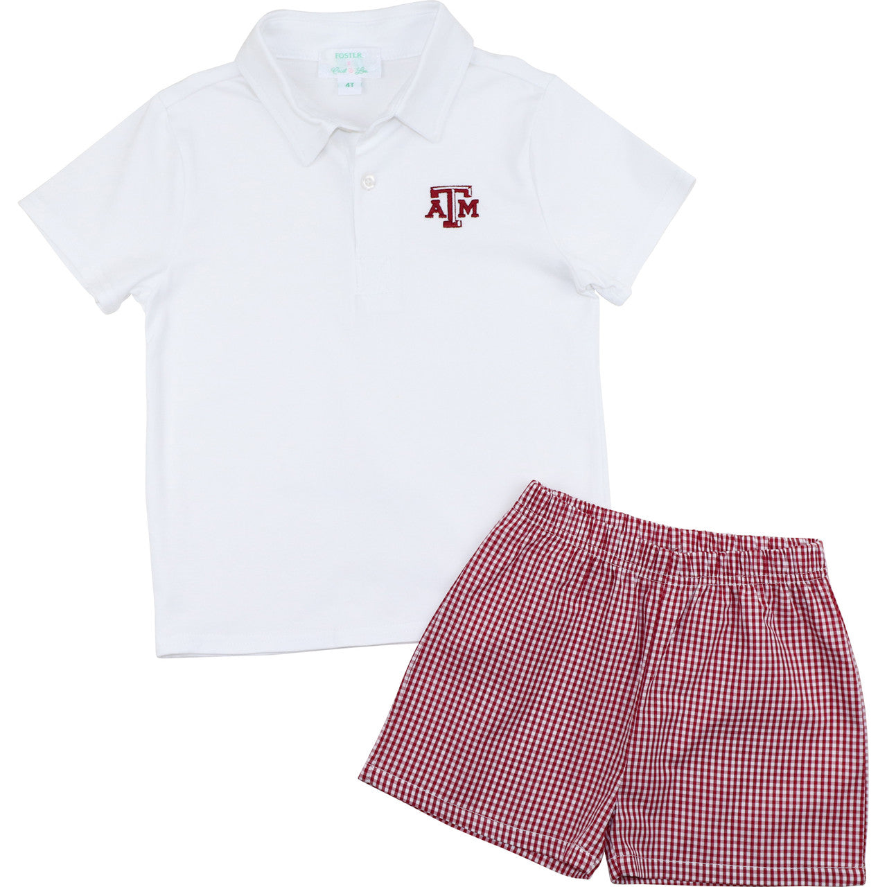 Officially Licensed A&M Polo Short Set