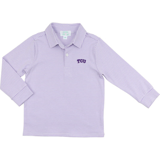 Officially Licensed Knit TCU Polo Shirt