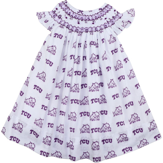 Officially Licensed Smocked TCU Dress