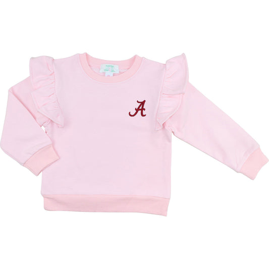 Officially Licensed Alabama Ruffled Sweatshirt