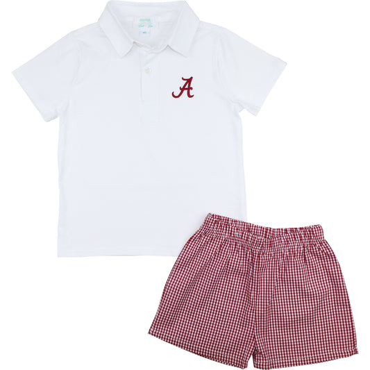 Officially Licensed Alabama Polo Short Set