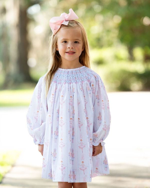 Nutcracker smocked dress best sale