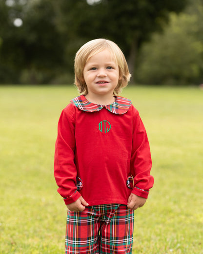 Christmas Plaid Pant Set