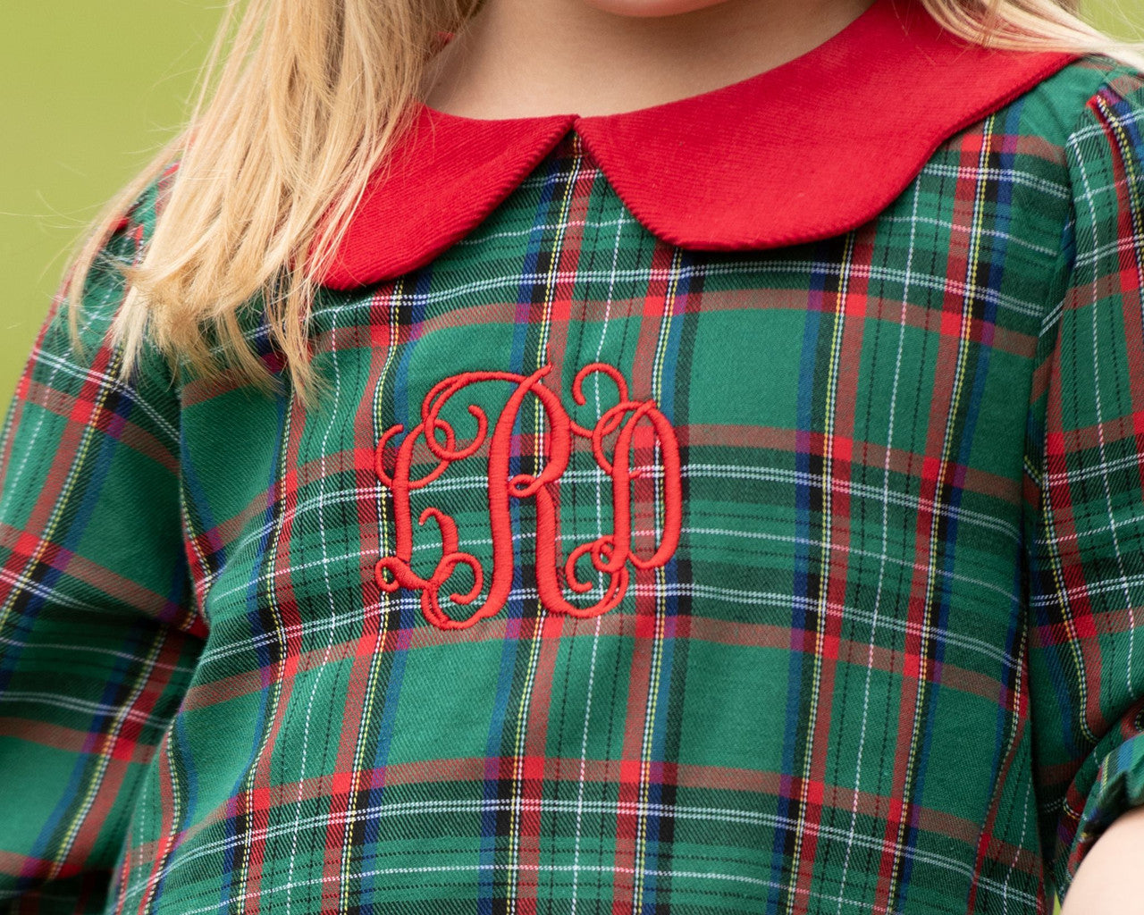 Green And Red Plaid Flannel Dress