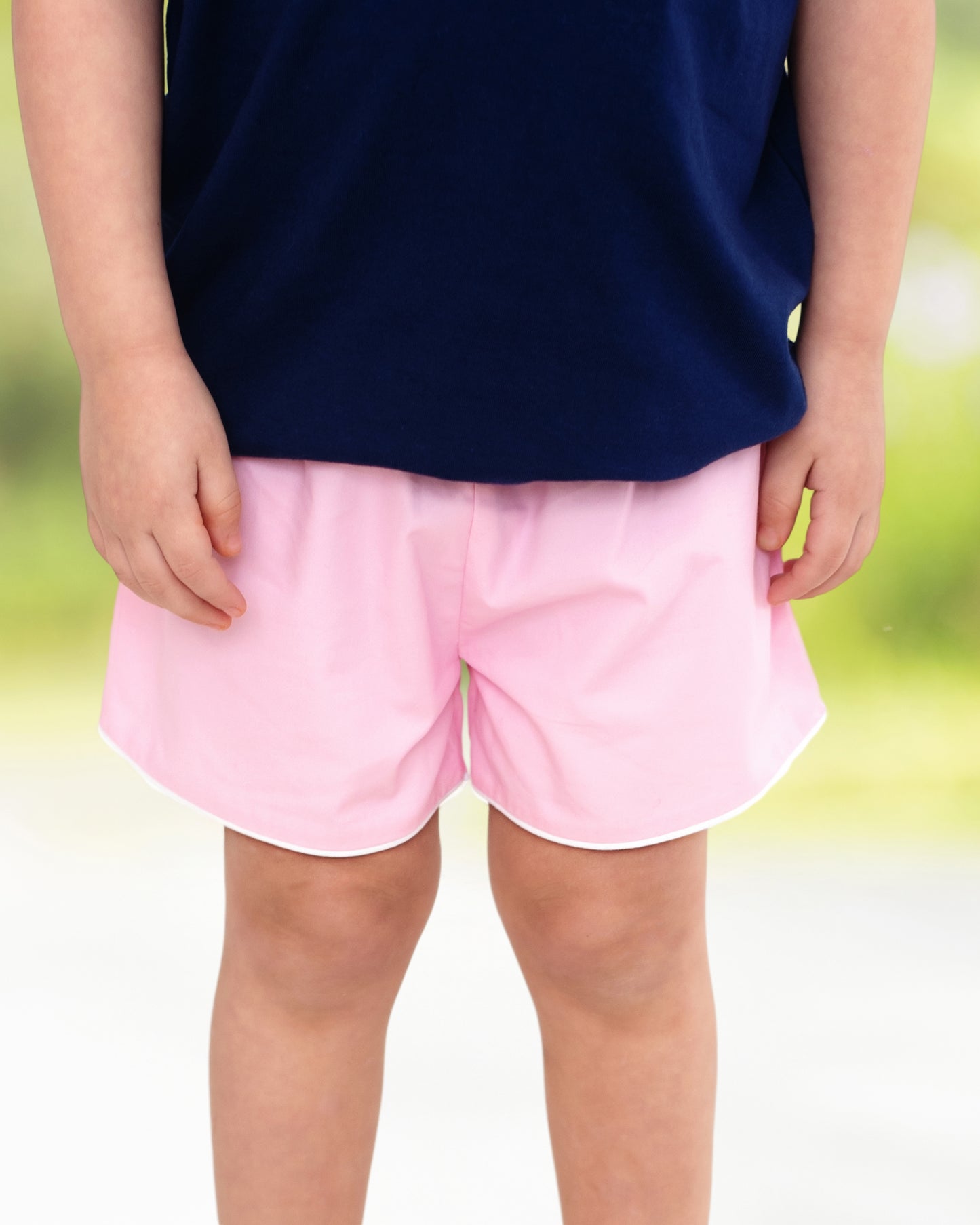 Pink Twill Shorts