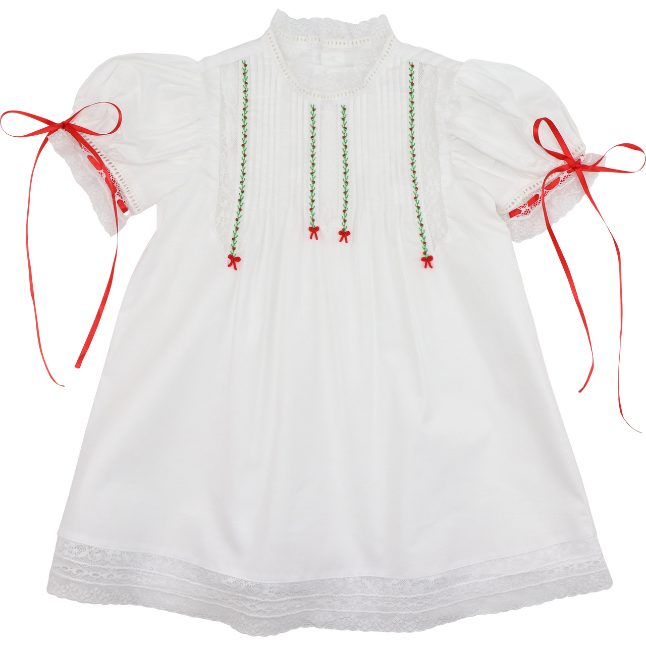 Holiday Embroidered Heirloom Dress