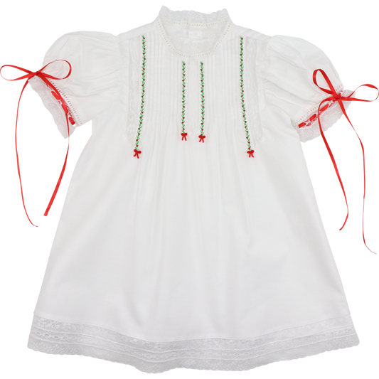 Holiday Embroidered Heirloom Dress