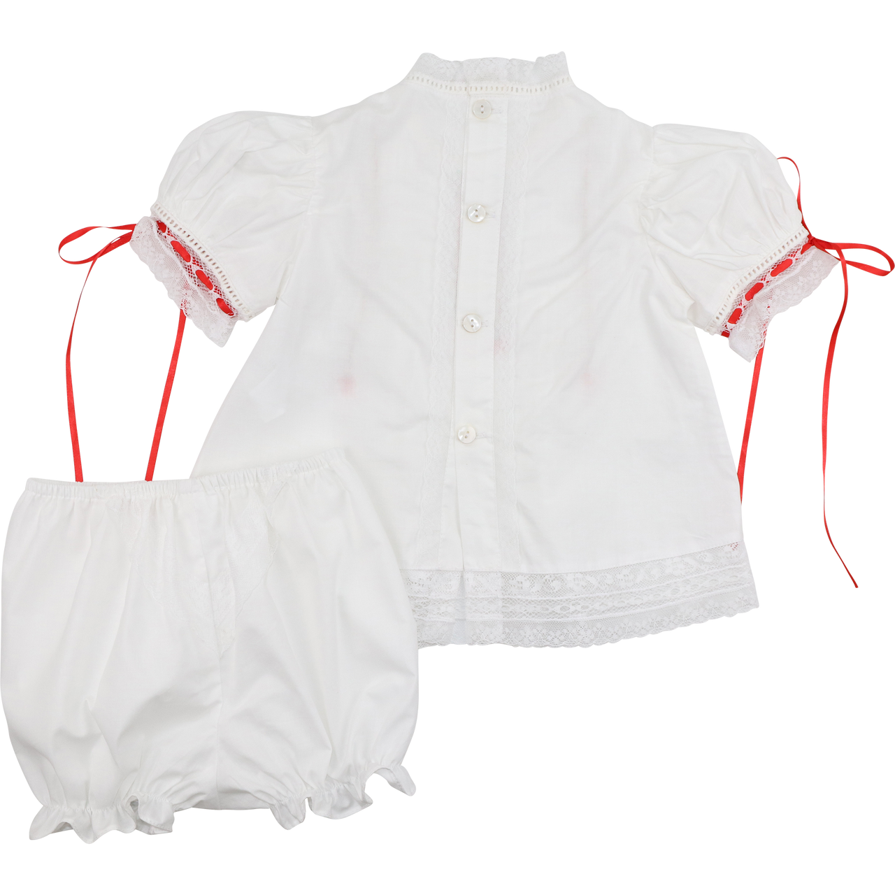 Holiday Embroidered Heirloom Diaper Set