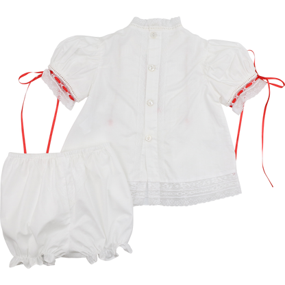 Holiday Embroidered Heirloom Diaper Set