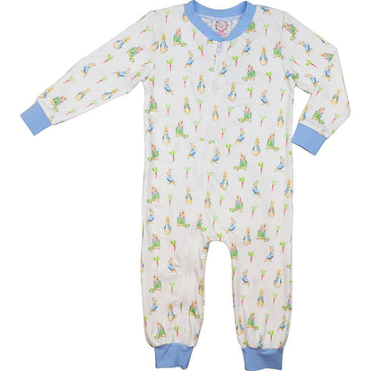 Peter Rabbit And Carrot Knit Zipper Pajamas