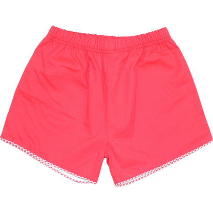 Red Twill Shorts