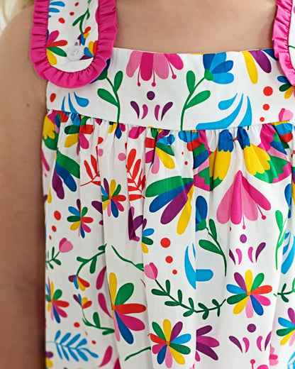 Multicolored Fiesta Dress