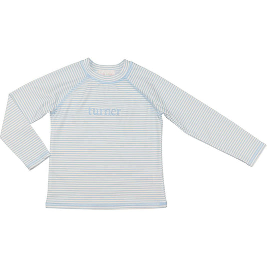 Blue Striped Rashguard