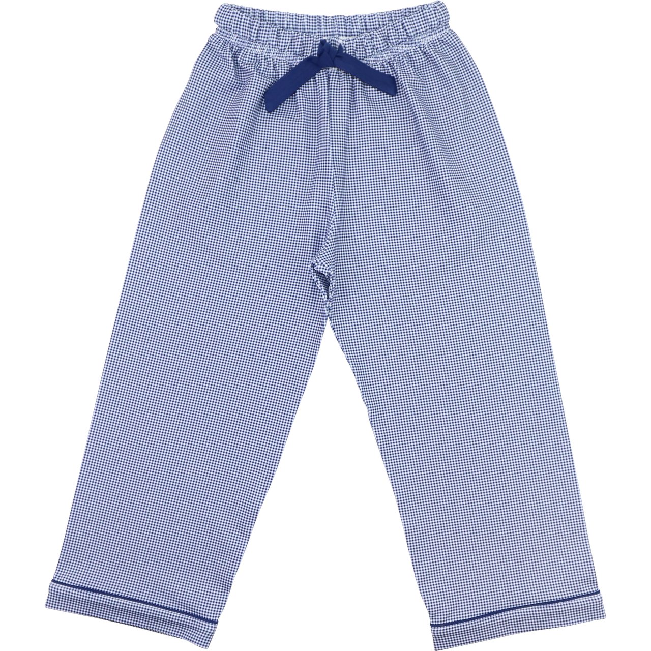 Navy Gingham Knit Pajama Pants