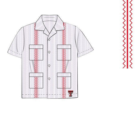 Officially Licensed Texas Tech Guayabera