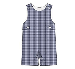 Navy Gingham Jon Jon