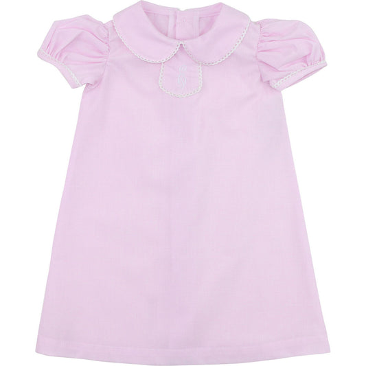 Pink Gingham Baby Gown