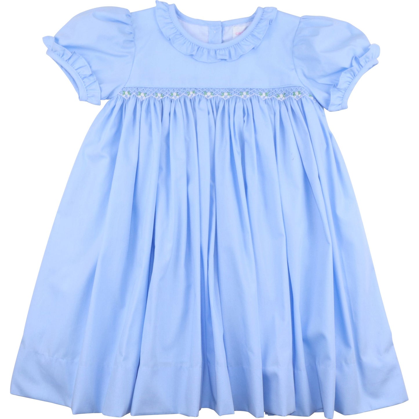 Blue Smocked Dress