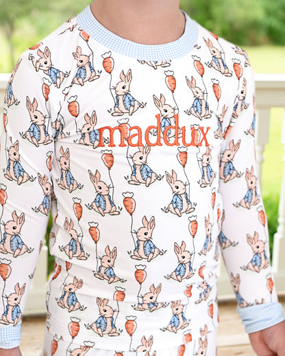 Peter Rabbit And Carrot Ballon Knit Pajamas