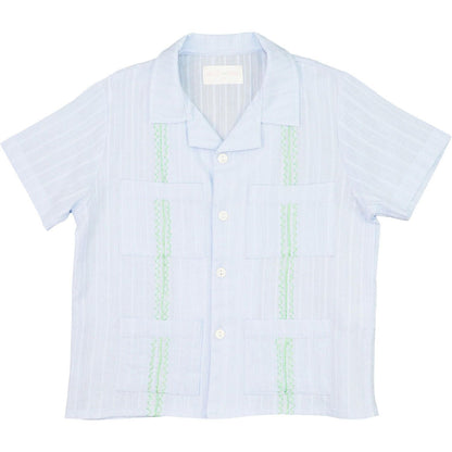 Green Guayabera